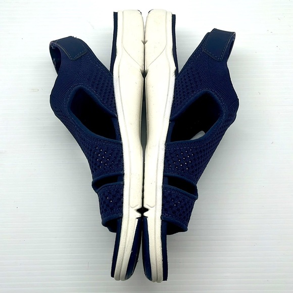 Ryka Micha Sandals Womens 11M Blue Stretch Knit Sport Open Breathable Comfort - Picture 5 of 17
